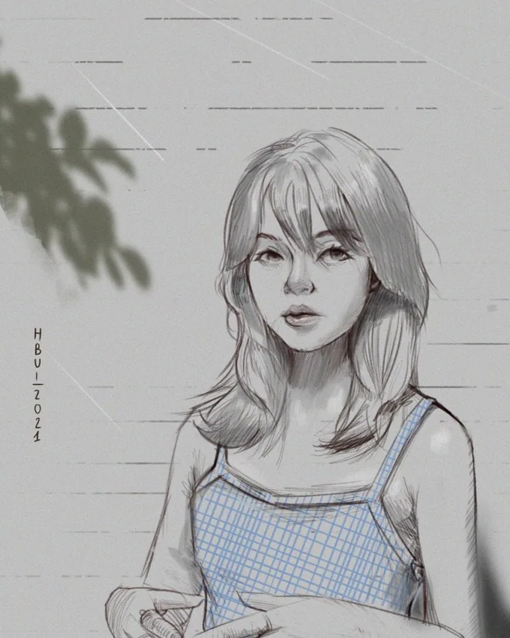 PORTRAIT FAN ART — hình 1